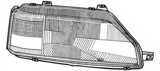 Faro izquierdo 7701033581 Renault (RVI)