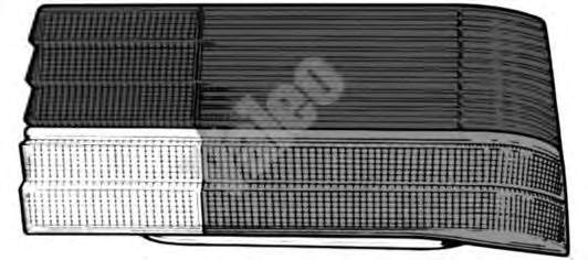  Cristal de piloto posterior derecho para Renault 25 B29