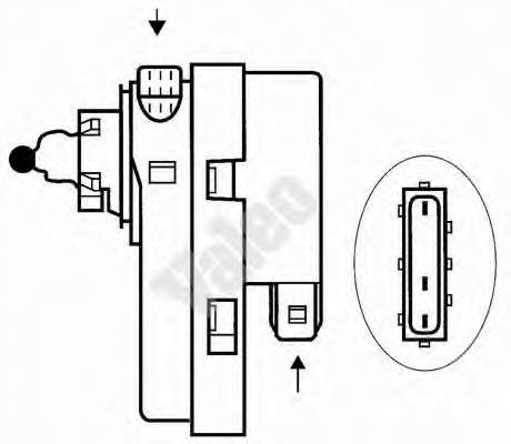 Motor regulador de faros 84641 VALEO