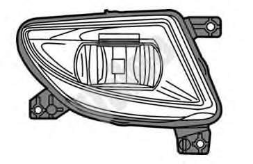  Faro antiniebla derecho para Peugeot 607 9D, 9U