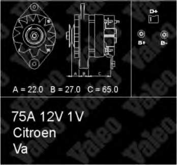 433371 VALEO alternador