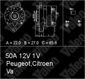 433374 VALEO alternador