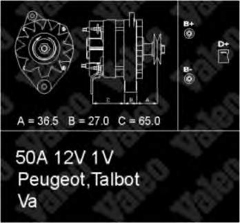 433380 VALEO alternador