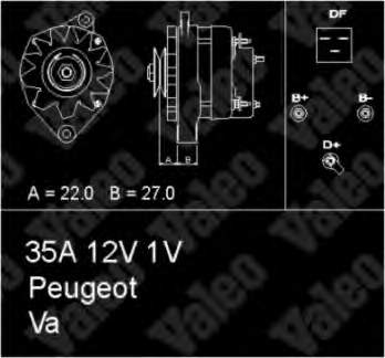 433392 VALEO alternador