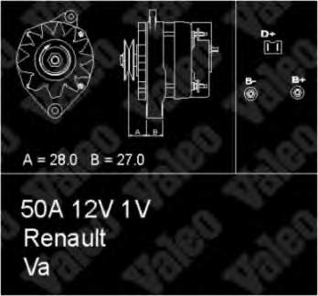 433407 VALEO alternador