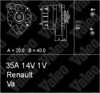 433416 VALEO alternador