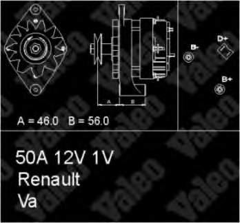 433417 VALEO alternador