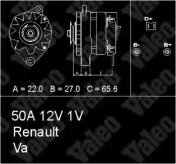 433438 VALEO alternador