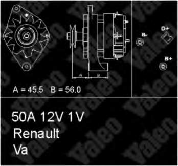 7701499251 Renault (RVI) alternador