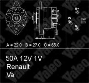 433447 VALEO alternador