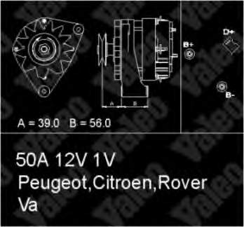 433455 VALEO alternador