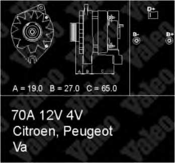 433457 VALEO alternador