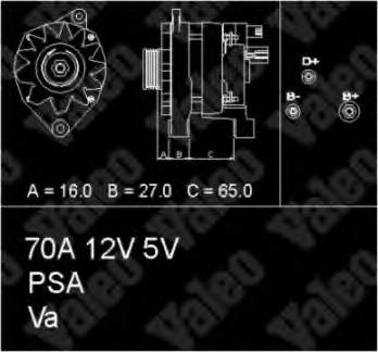 433468 VALEO alternador