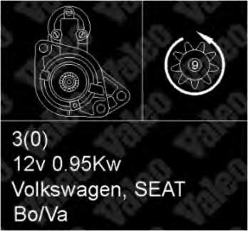 436022 VALEO motor de arranque