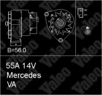 436127 VALEO alternador