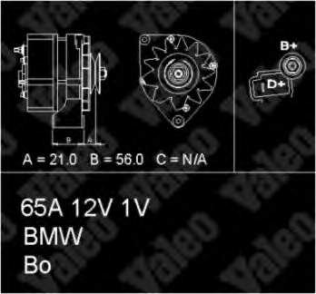 Alternador 436135 VALEO