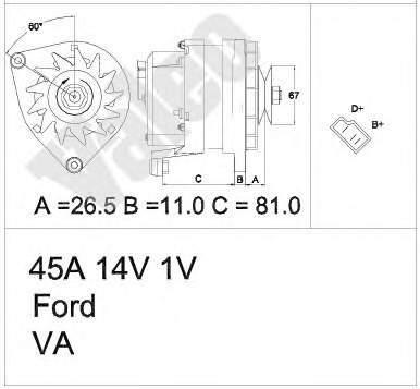 436145 VALEO alternador