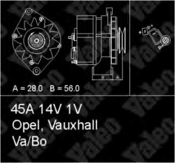 436148 VALEO alternador