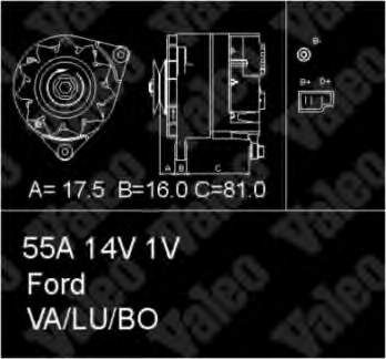 436173 VALEO alternador