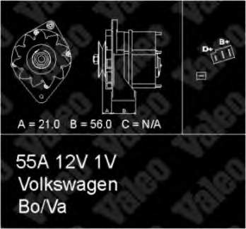 436196 VALEO alternador