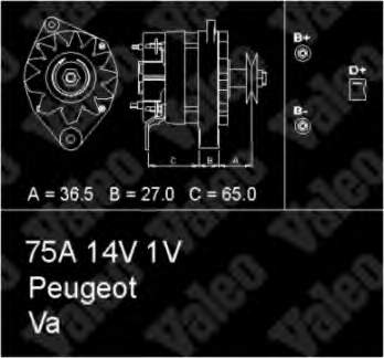 436246 VALEO alternador