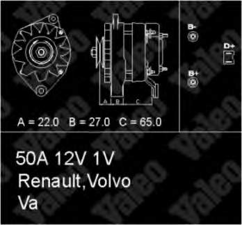 436313 VALEO alternador