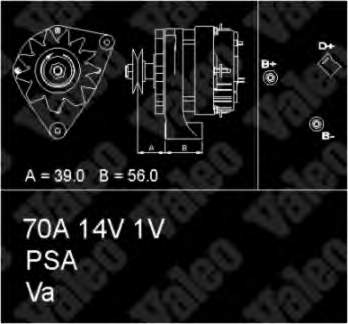 436314 VALEO alternador