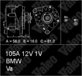 436330 VALEO alternador