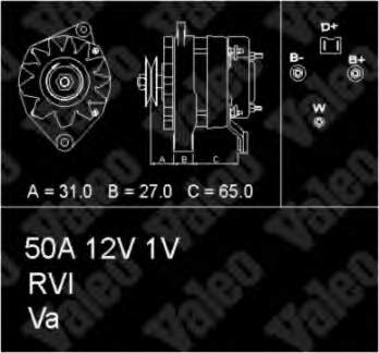 436350 VALEO alternador