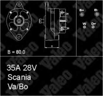 436355 VALEO alternador