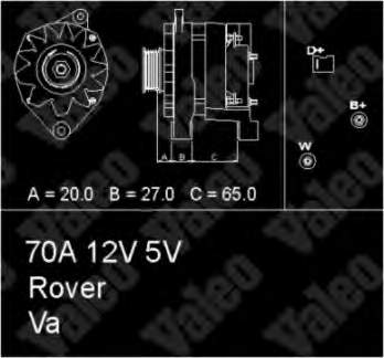 436371 VALEO alternador