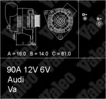 436388 VALEO alternador