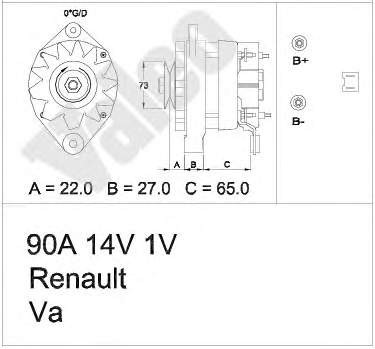 436390 VALEO alternador