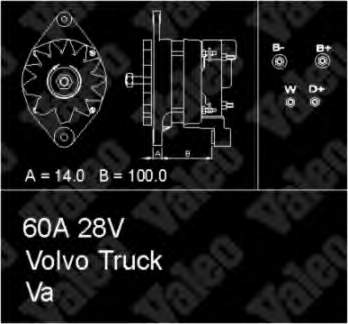 436393 VALEO alternador