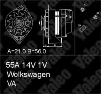 436399 VALEO alternador