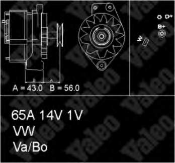 8545741 General Motors alternador