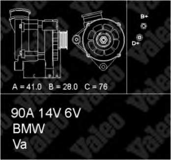 12311735234 BMW alternador