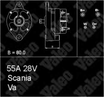 436412 VALEO alternador