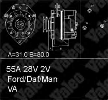 436422 VALEO alternador