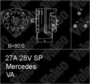 436424 VALEO alternador