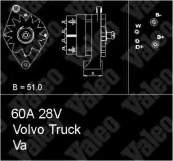 436440 VALEO alternador