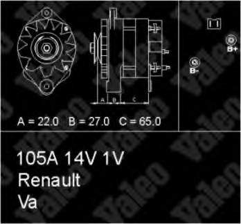 436452 VALEO alternador