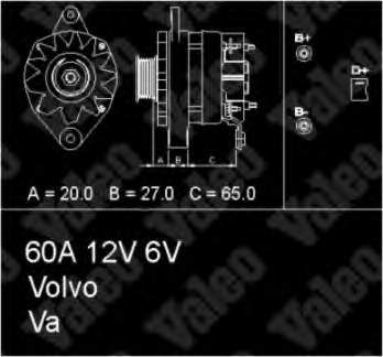 436473 VALEO alternador