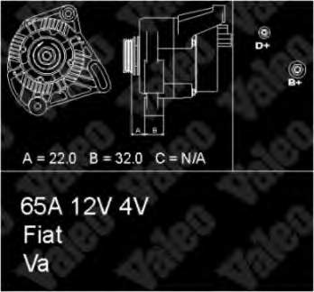 436481 VALEO alternador