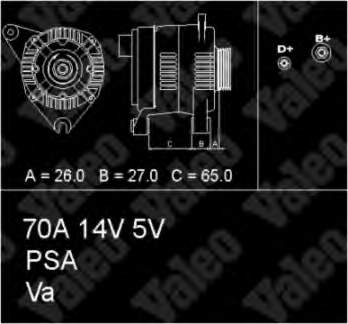 436489 VALEO alternador