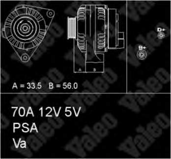 436490 VALEO alternador