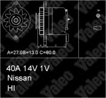 436507 VALEO alternador