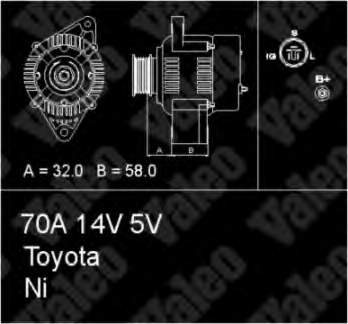 436536 VALEO alternador