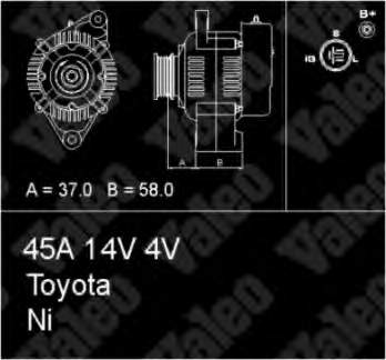 436538 VALEO alternador