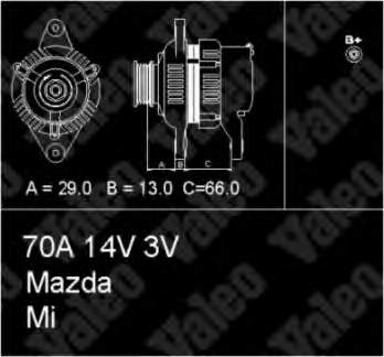 A2T44277 Mitsubishi alternador